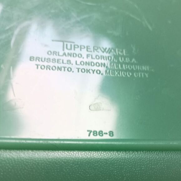 Tupperware Cheese Grater Slicer Bowl 787 3  786 4 Jadeite Green No Lid Vintage - Picture 6 of 16